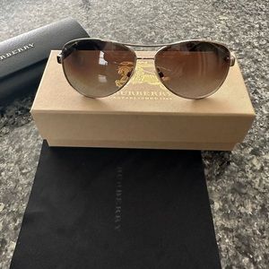 Burberry 59mm Aviator Sunglasses